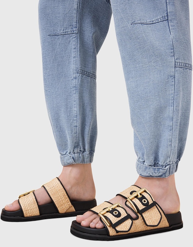 AllSaints - Sian Raffia Sandals - Women's