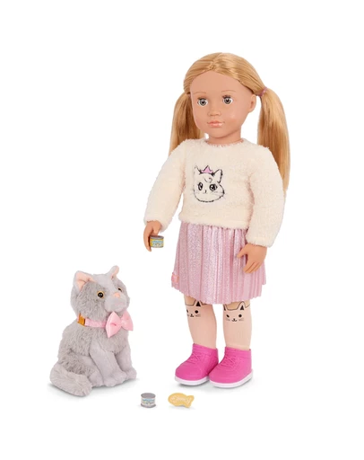 Our Generation - Our Generation Doll with Pet Kitten, Sheela & Sammy