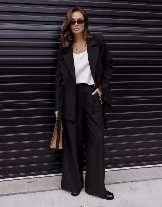 ALEXANDRA - Bali Pants Black