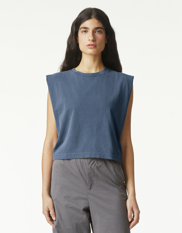American Apparel - Heavyweight Garment Dyed Women's Muscle T-Shirt
