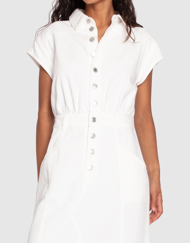 Belle & Bloom - Sundown Denim Midi Shirt Dress