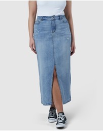 Sunday In The City - Hype Denim Maxi Skirt