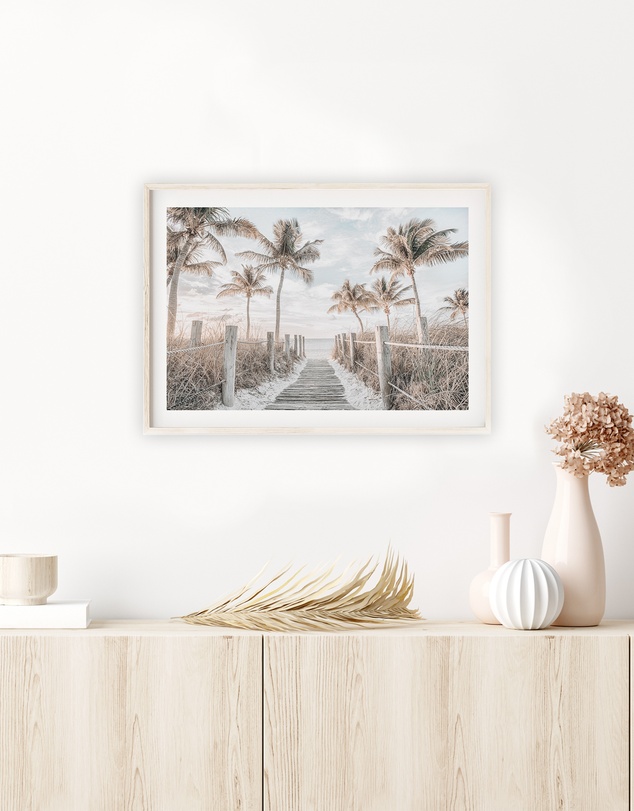 Olive et Oriel - Florida Keys No I Art Print