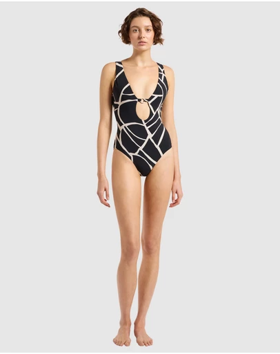 JETS - Bonita Plunge One Piece