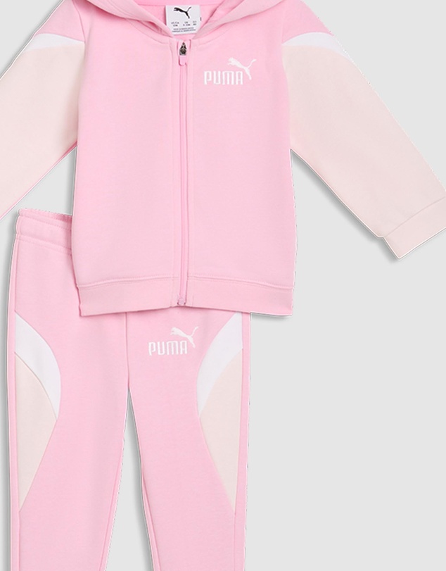Puma - Minicats ESS Block Hooded FZ Set TR - Babies-Kids