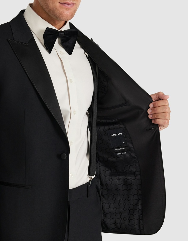 Tarocash - Titan Wool Tuxedo Jacket