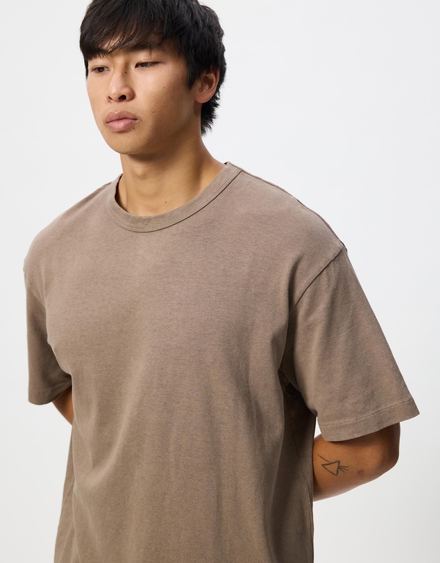Thrills - Hemp Thrills Embro Oversize Box Crop Tee
