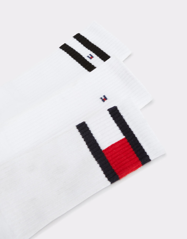 Tommy Hilfiger - 3-Pack Flag Cushion Crew Socks