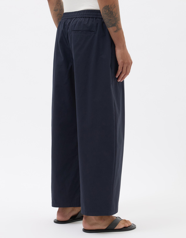 AERE - Cotton Barrel Leg Pant