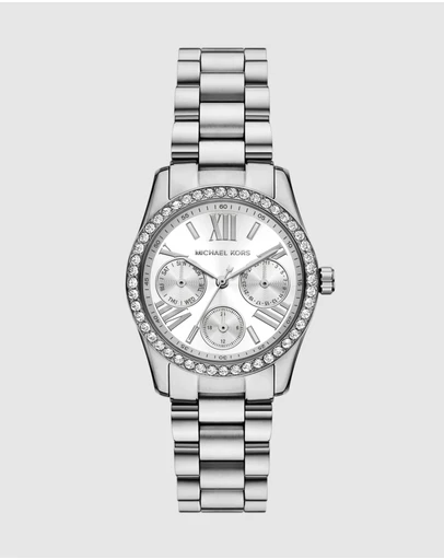 Michael Kors - Lexington Silver Chronograph Watch