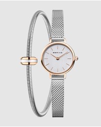 Bering - Classic 22mm Stainless Steel Watch with Bracelet