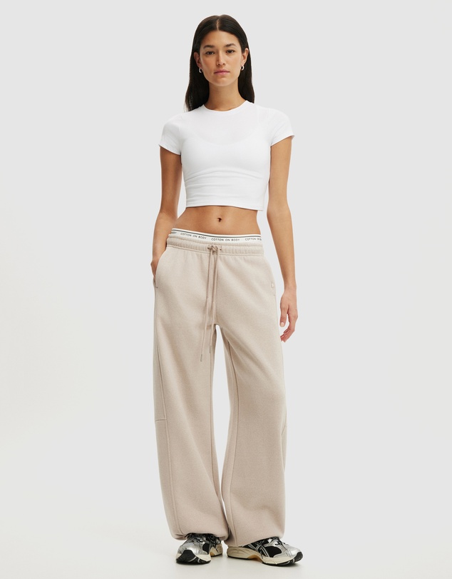 Cotton On Body Active - Plush Adjustable Hem Sweatpants