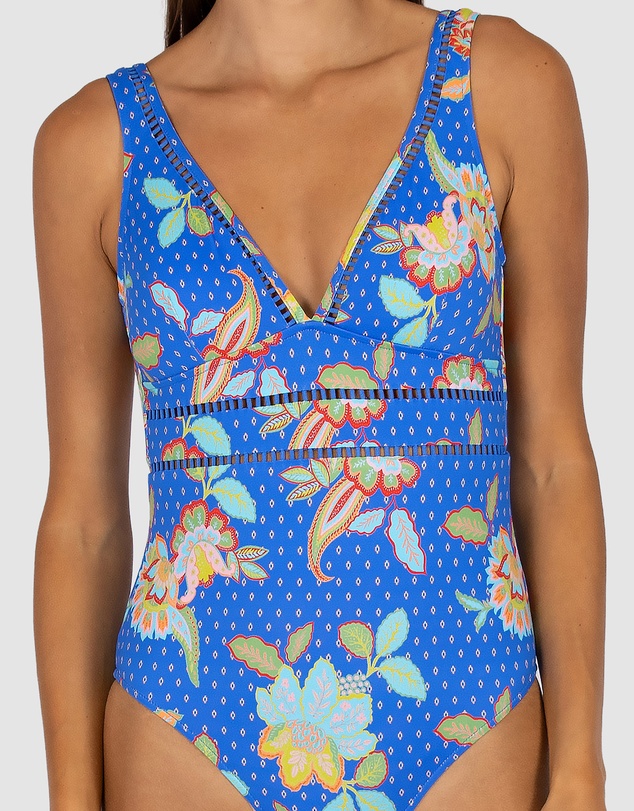 Baku Swimwear - Spice Temple Longline One Piece Swimsuit