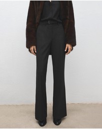 M.N.G - Belt Straight-Fit Trousers