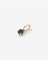 Michael Hill - Round London Blue Topaz Birthstone Pendant in 10kt Yellow Gold