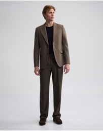 Oxford - Blake Wool Blend Peak Lapel Blazer