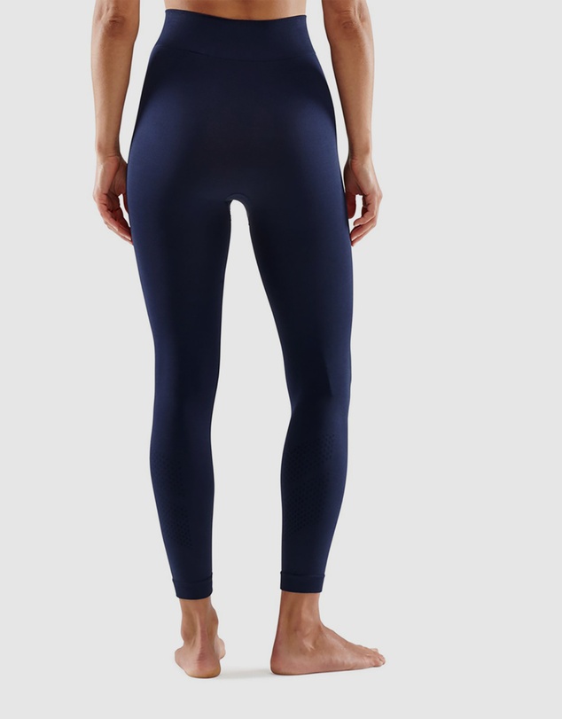SKINS - SKINS Compression Series-3 Women's Seamless Long Tights Navy Activewear