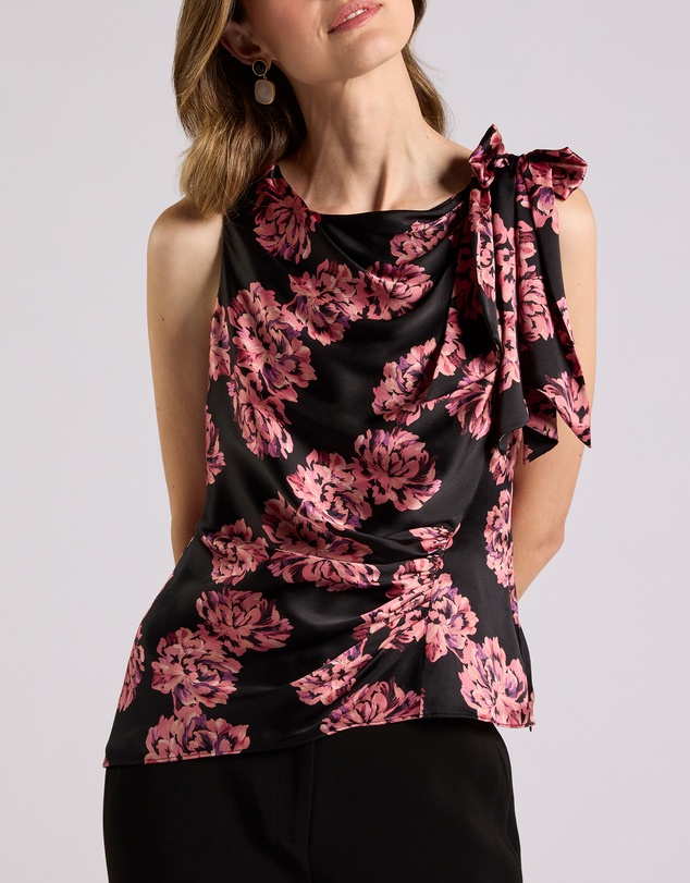 David Lawrence - Delanie Sleeveless Silk Top