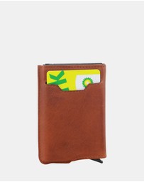 Pierre Cardin - Pierre Cardin Leather Smart Slide Card Holder Tab Wallet