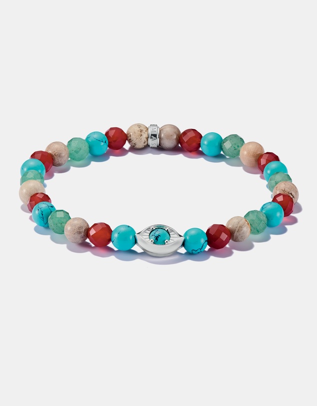 THOMAS SABO - THOMAS SABO Multicoloured Eye Bead Bracelet