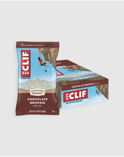 CLIF - Chocolate Brownie Energy Bar - 12x68g