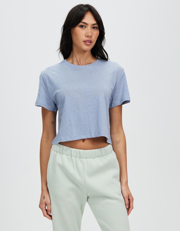 Style Addict - Slouchy Crop - Glacier