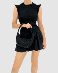 Olga Berg - JESSICA Crystal Mesh Bag