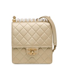 Pre-Loved by Azura Reborn - Pre-Loved Small Lambskin Chic Pearls Flap