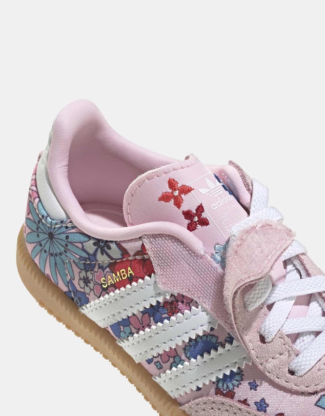 adidas Originals - Adidas Liberty London Samba OG Comfort Closure Elastic Lace Shoes - Babies
