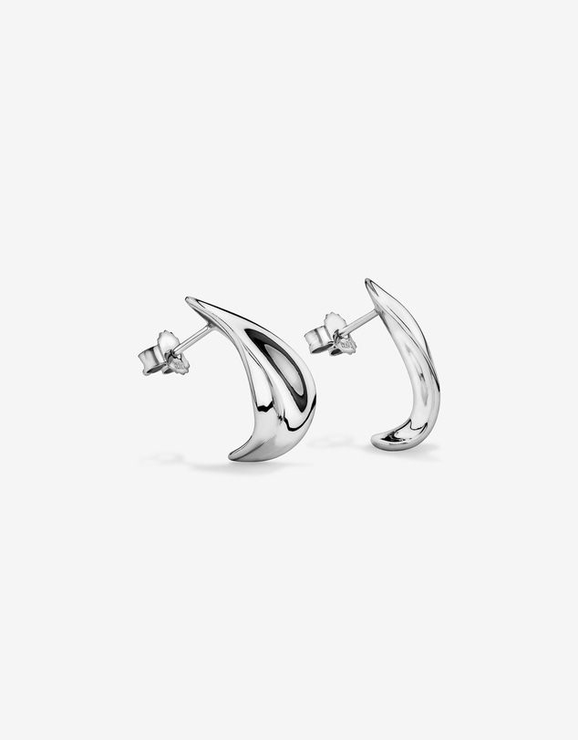 Michael Hill - Organic Shape Stud Earrings in Sterling Silver