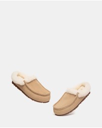 EVERAU - EverAU Ugg Creago Cow Suede Upper Loafer Oxfords Flats
