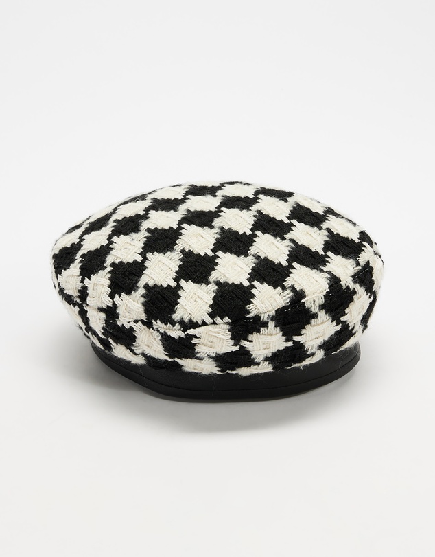 Mossée - Millie Houndstooth Artist Hat