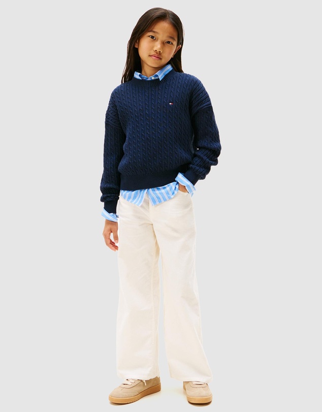 Tommy Hilfiger - Relaxed Cable Knit Jumper - Teens