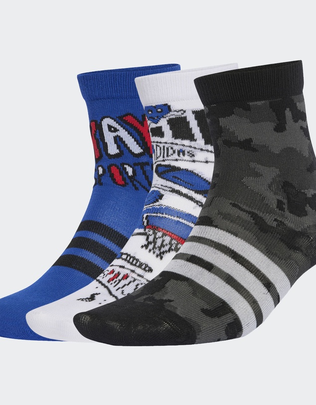 adidas Performance - Logo 3 Pairs Per Pack Socks Kids
