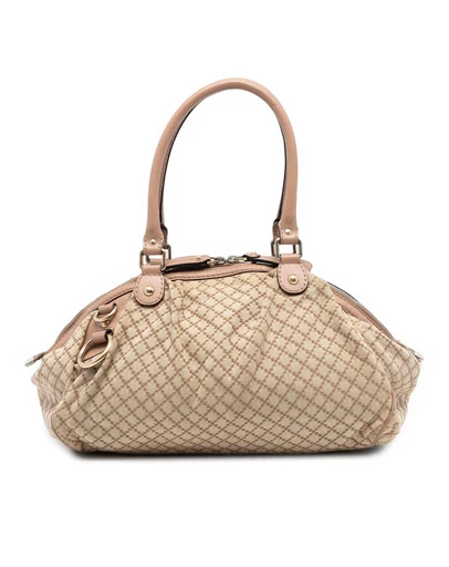 Pre-Loved by Azura Reborn - Pre-Loved Diamante Canvas Sukey Satchel