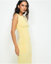 AERE - Ariadne Knit Maxi Dress