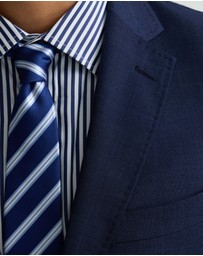 Oxford - Auden Wool Checked Suit Jacket