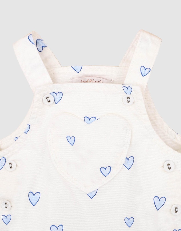 Fox & Finch - Piccolina Hearts Bodysuit - Kids
