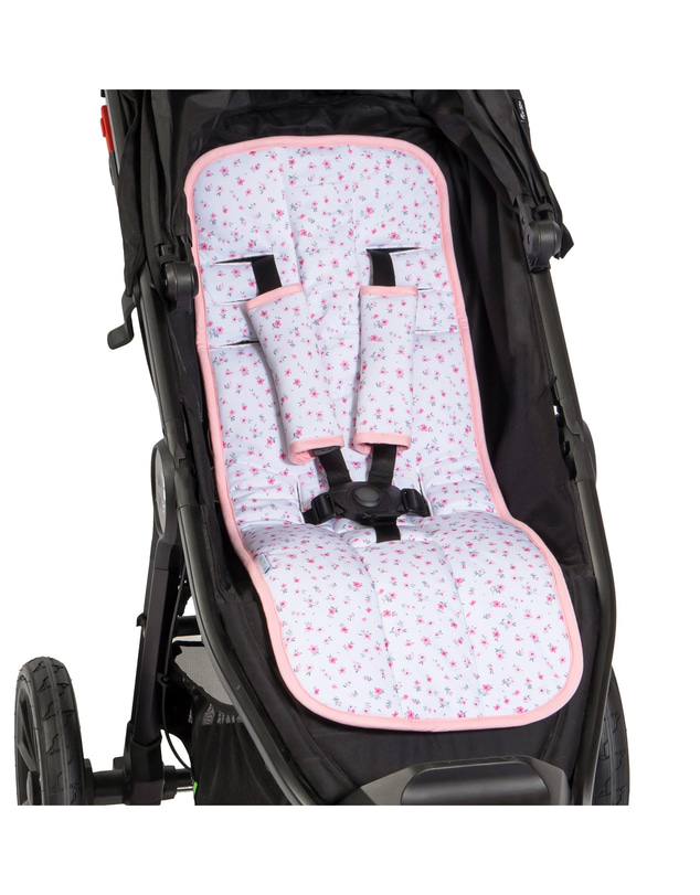 All 4 Ella - Ice Cooling Pram Liner Pink Petals