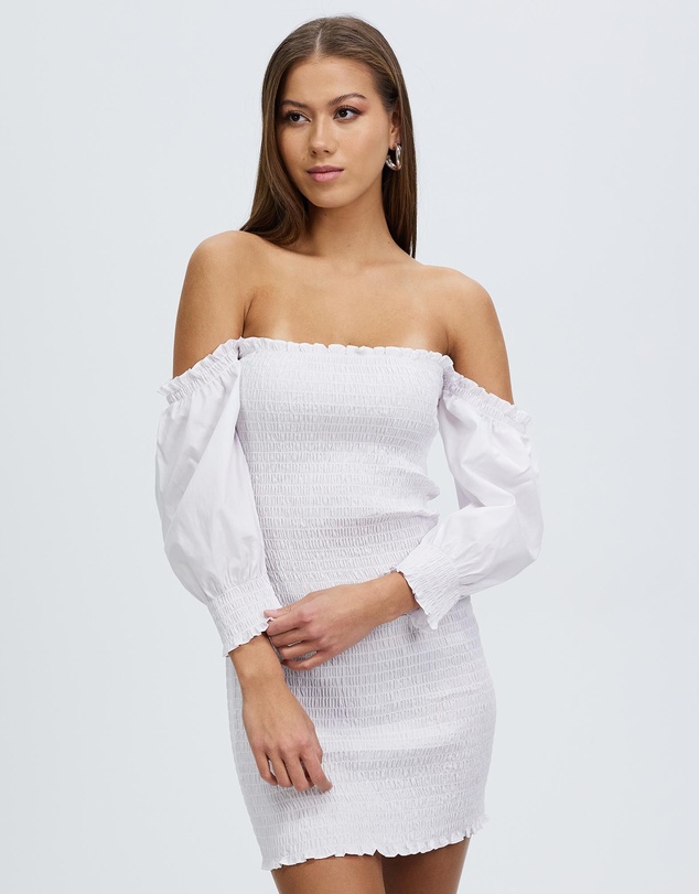 Third Form - Blur Out Off Shoulder Dress