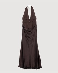 Revibe - Repaired MISHA Celine Mesh And Satin Gown - AU XL
