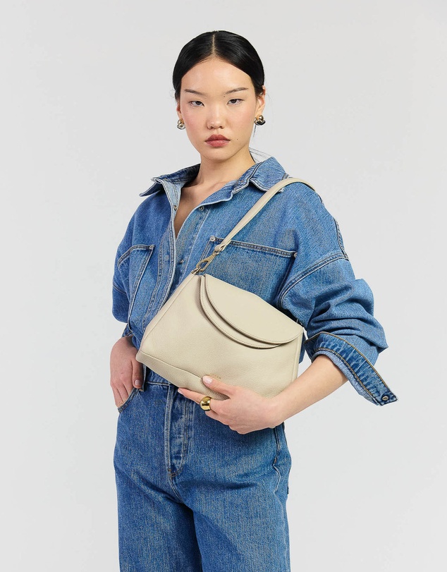 SABEN - Beckett Shoulder Bag Oyster Luxe