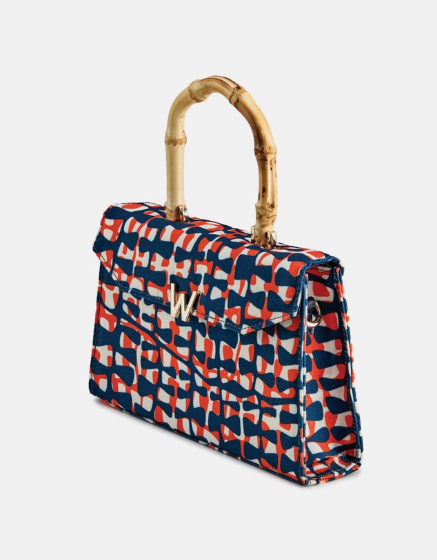Wolf - Wolf Evie Collection Large Bag with Funky Town Print
