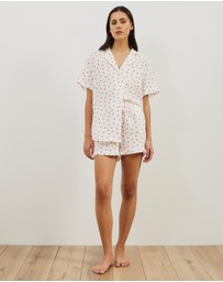 Atmos&Here - Cotton Hearts Short PJ Set