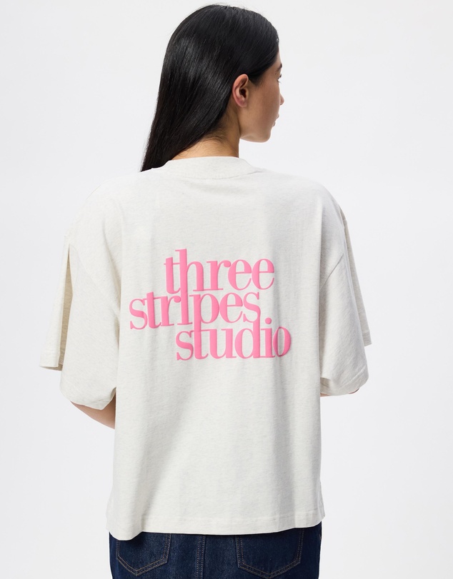adidas Sportswear - 3 Stripes Studio Boyfriend Tee