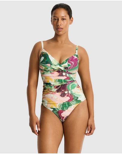 Sea Level Australia - Abyss Cross Front Scoop Back Tankini