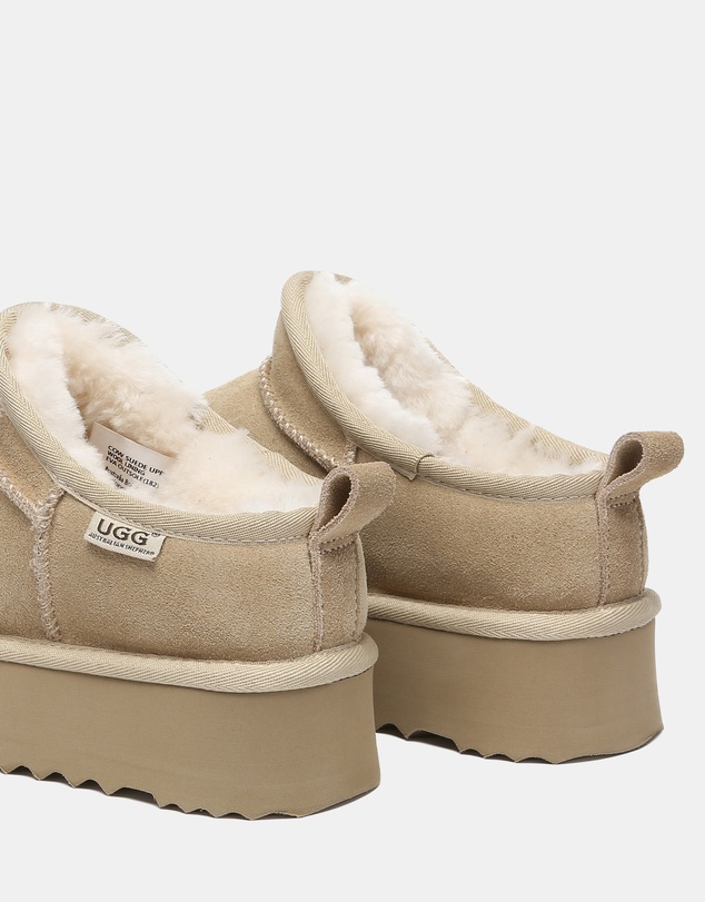 EVERAU - Australian Shepherd Ugg Nano Classic Platform Cow Suede Upper UGG Boots