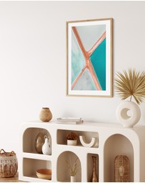 Olive et Oriel - Salt Fields III Art Print