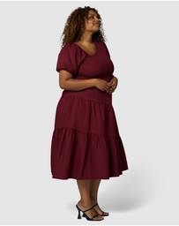 Something 4 Olivia - Miley Asymmetric Midi Dress