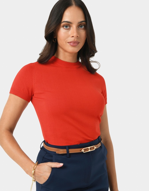Forcast - Catherine Short Sleeve Knit